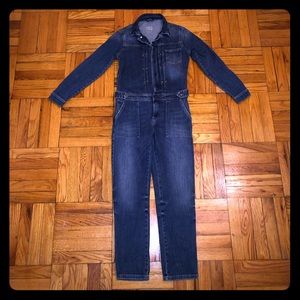 ZARA Denim Jean Jumpsuit
